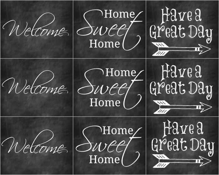 Welcome Chalkboard Printables Free Welcome Chalkboard Printables Free