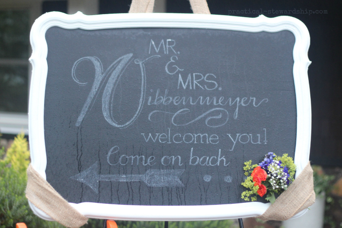 Welcome Wedding Chalkboard Font