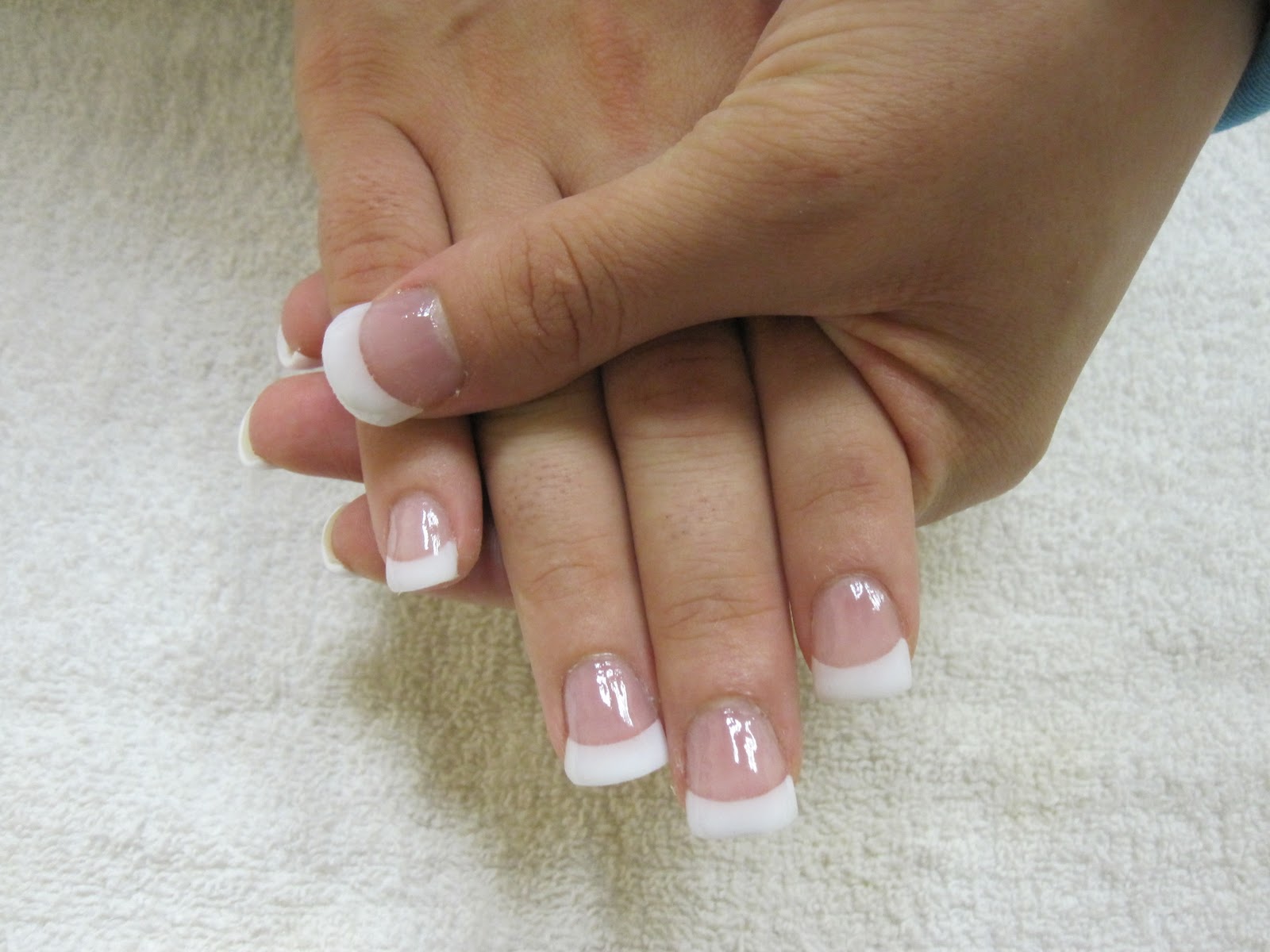 White Acrylic Nails