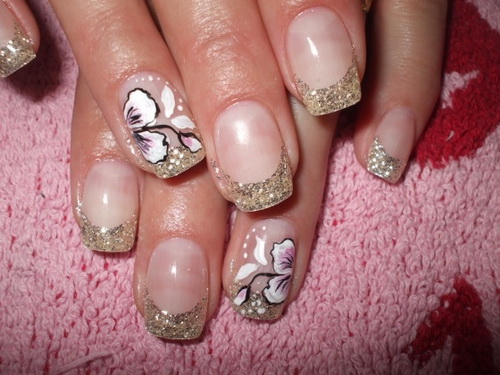 White French Tip Nail Art Designs