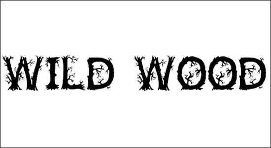 Wild Wood Font
