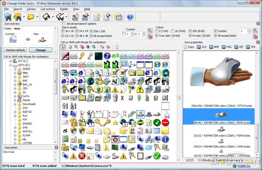 Windows 7 Change Folder Icon