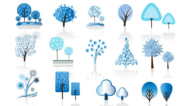 Winter Tree Vector Free