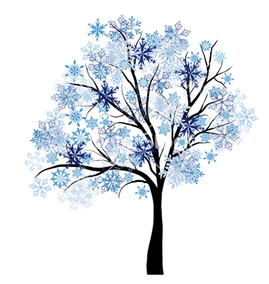 Winter Trees Vector