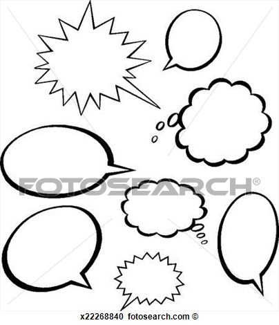 Word Balloon Clip Art