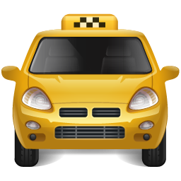 Yellow Taxi Icon
