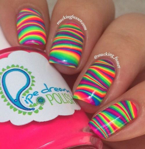 2015 Bright Summer Nail Designs