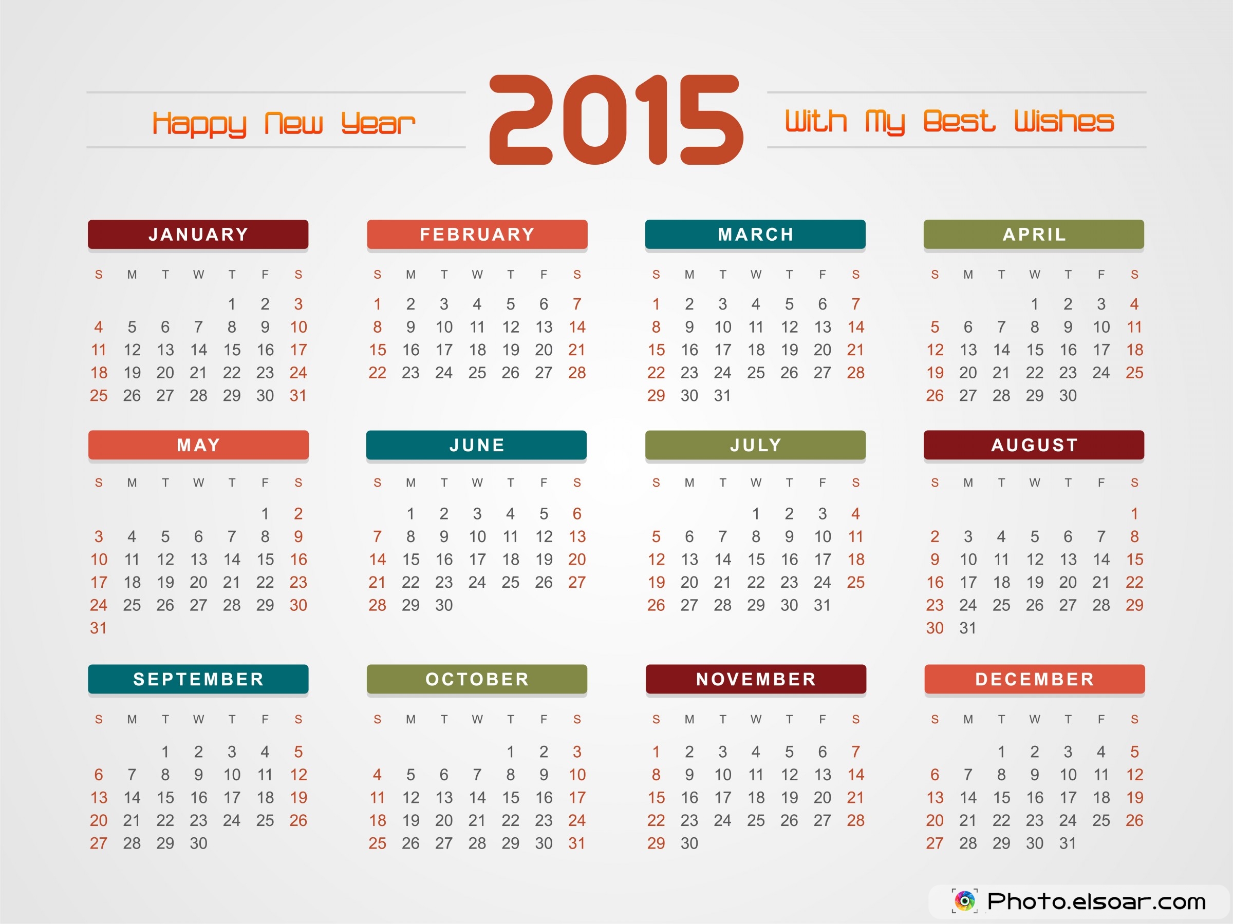 2015 Calendar-Year 2015 Calendar-Year