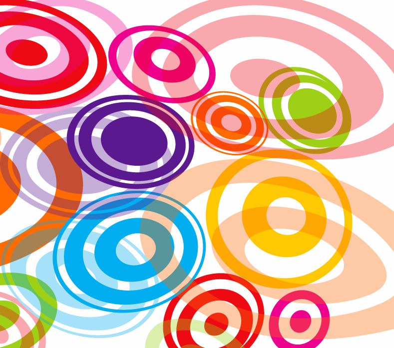 Abstract Circle Vector Graphics