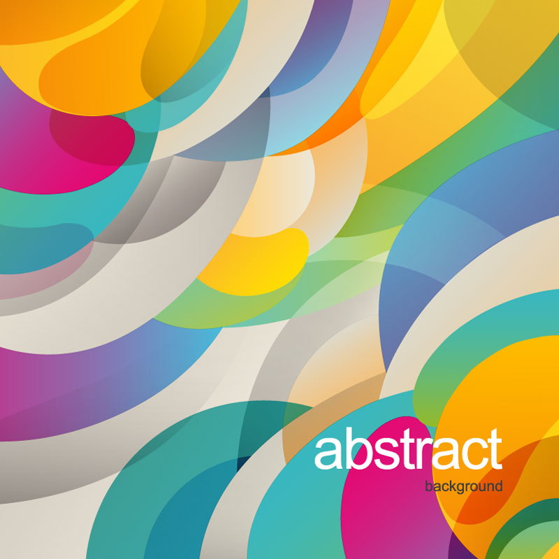 Abstract Circle Vector Graphics
