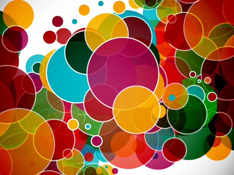 Abstract Colorful Circle S