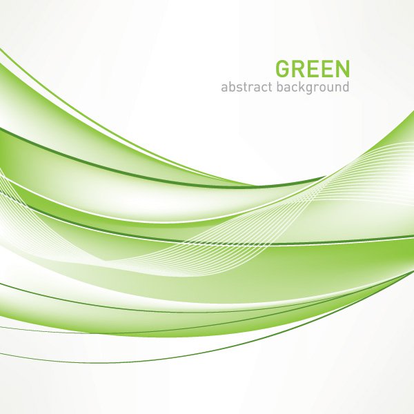 Abstract Green Vector Graphics