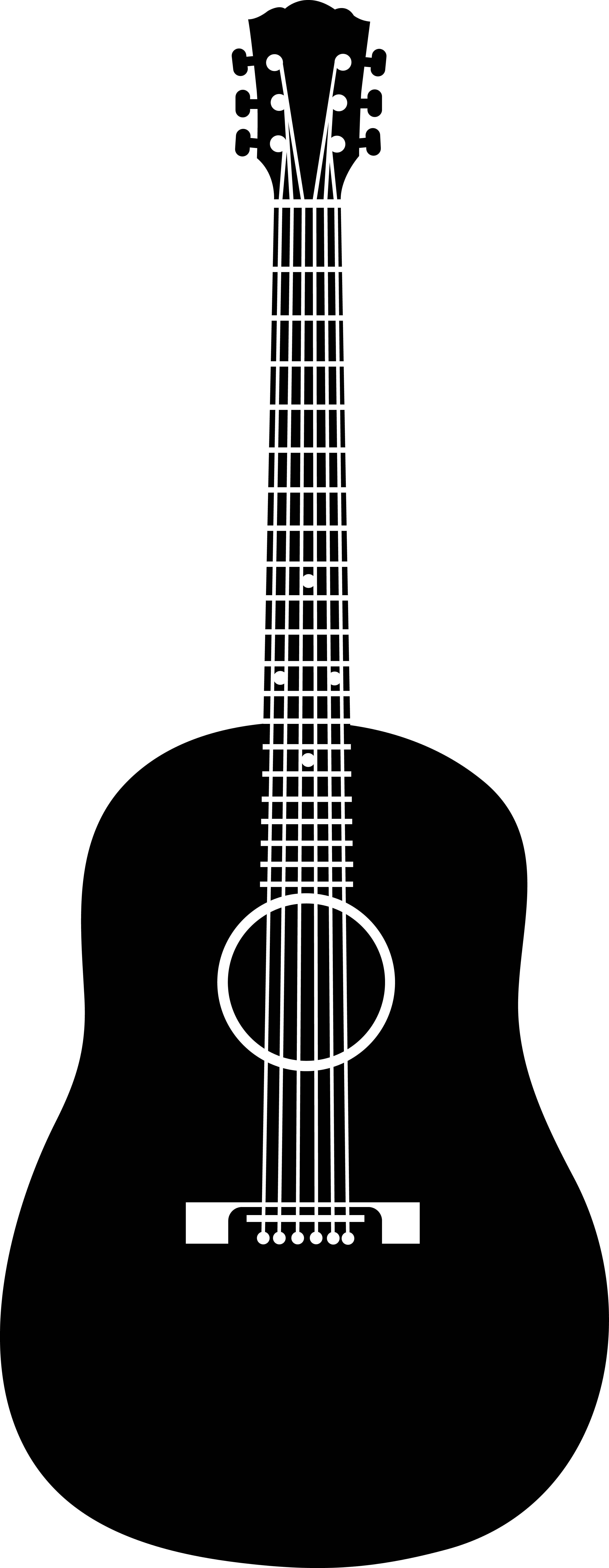 Acoustic Guitar Silhouette Clip Art