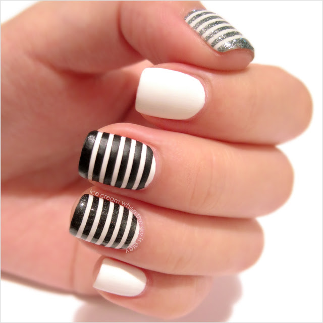 Black and White Nail Art Tutorial