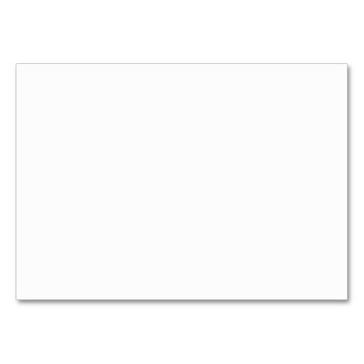 Blank Business Card Template