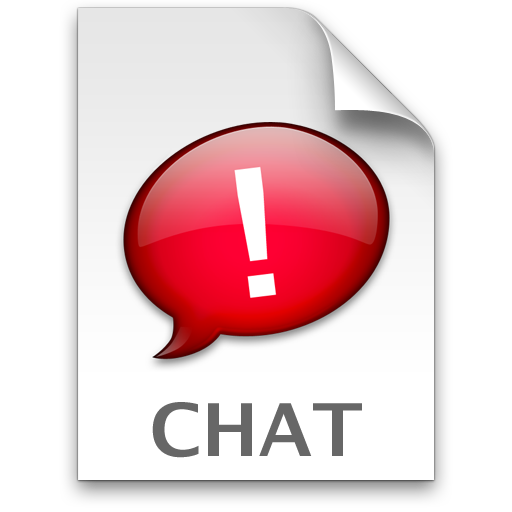 Blue Chat Icon