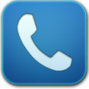 Blue Phone Icon