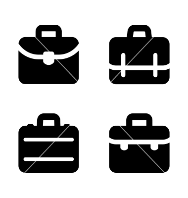 Briefcase Icon Vector