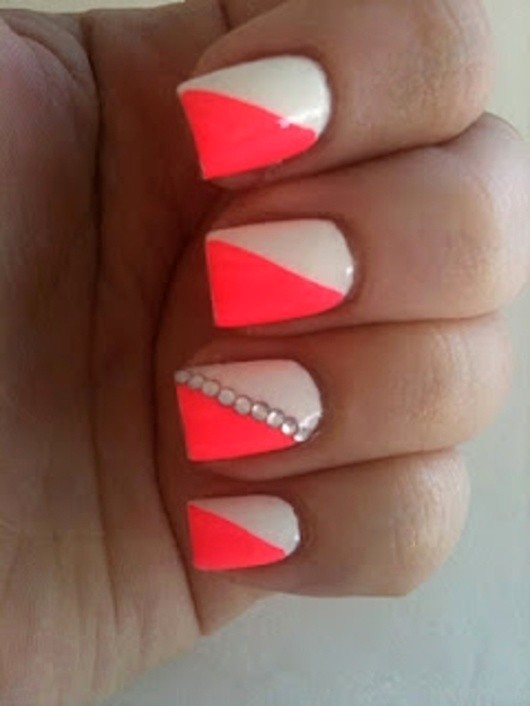 Bright Pink Summer Nails