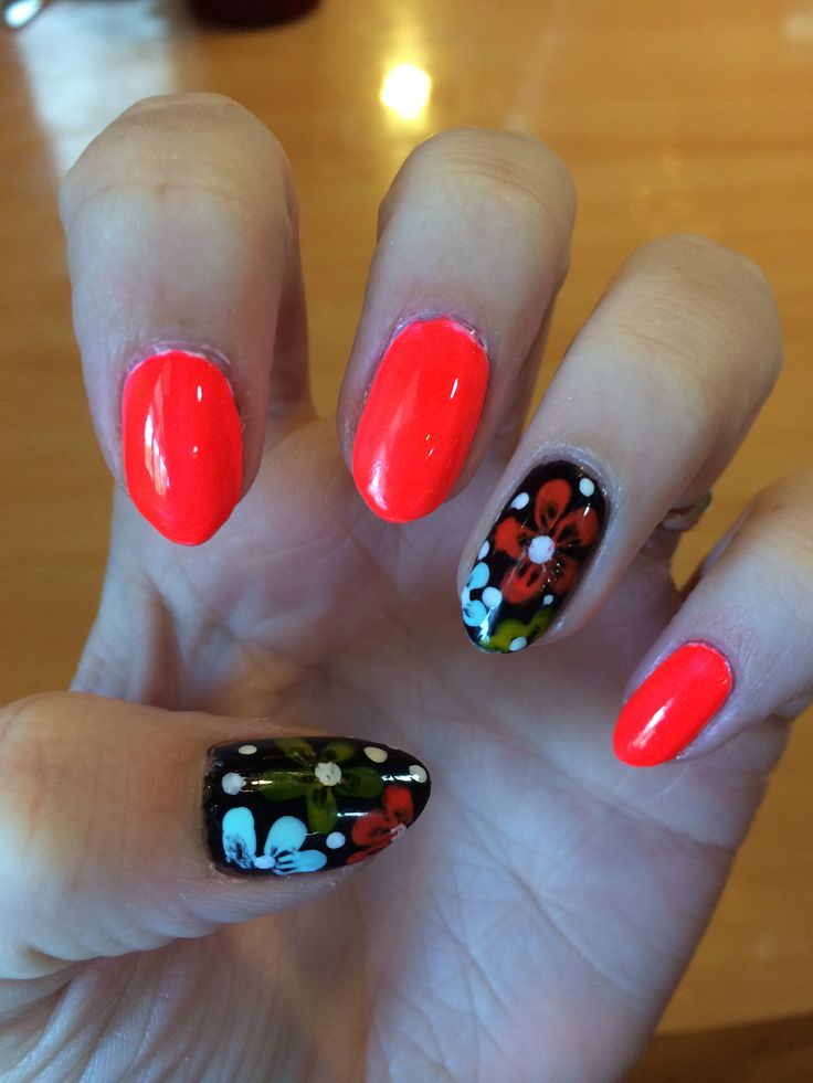 Bright Summer Nail Design Bright Summer Nail Design