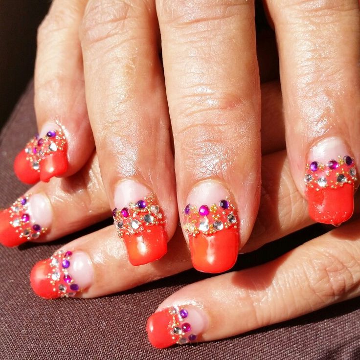 Bright Summer Nail Design Bright Summer Nail Design