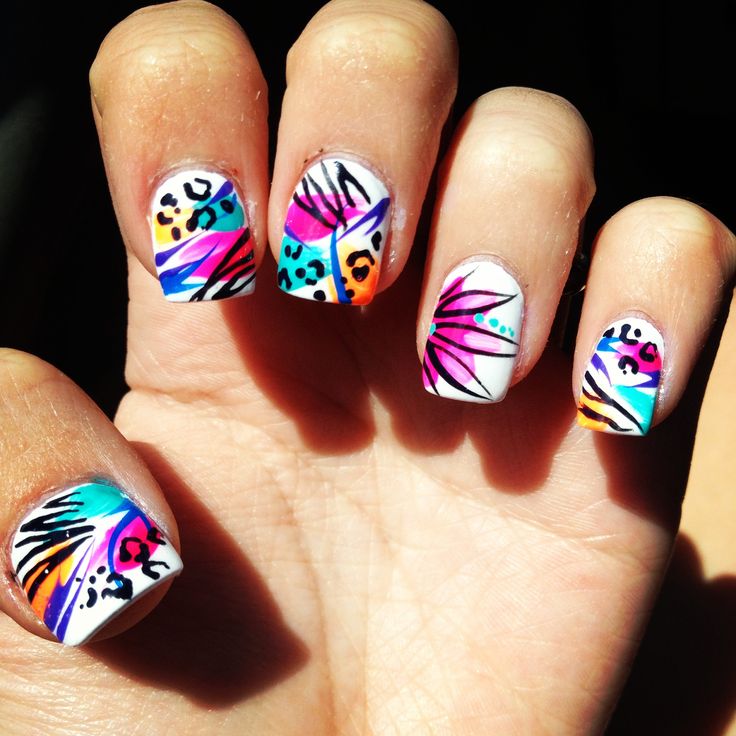 Bright Summer Nails Bright Summer Nails