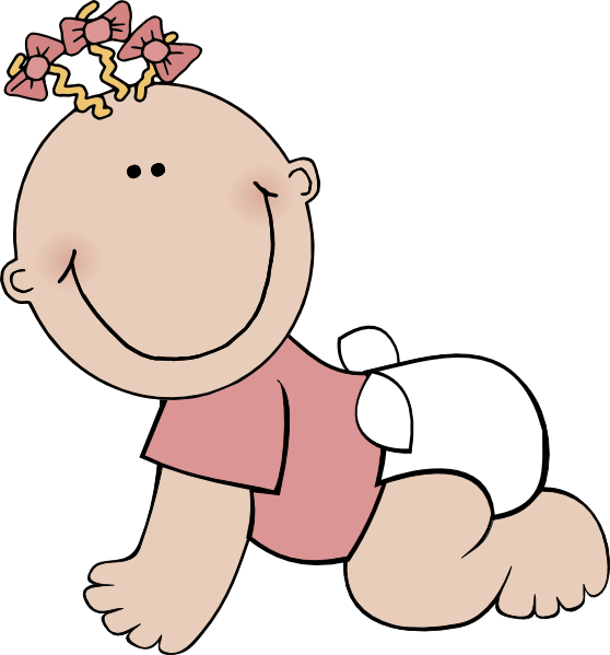 Cartoon Baby Girl Clip Art Cartoon Baby Girl Clip Art