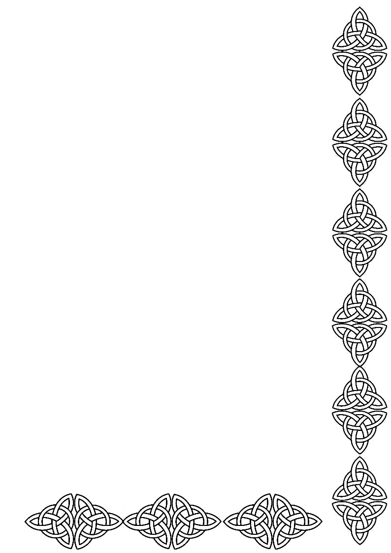 Celtic Border Design Clip Art