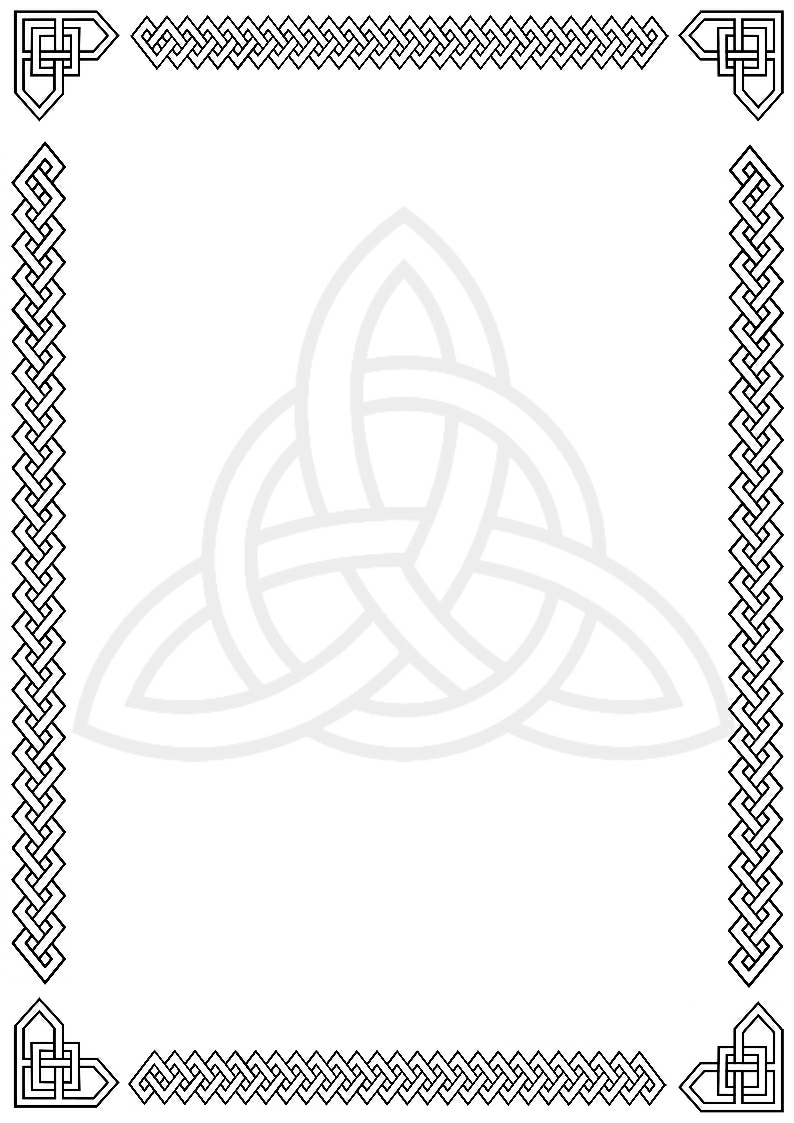 Celtic Knot Border Clip Art