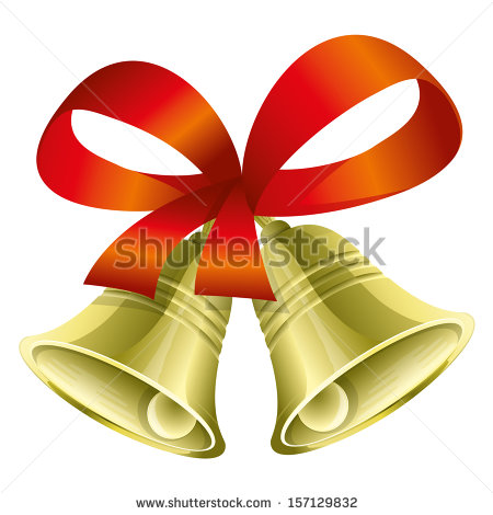 Christmas Bell Vector Clip Art