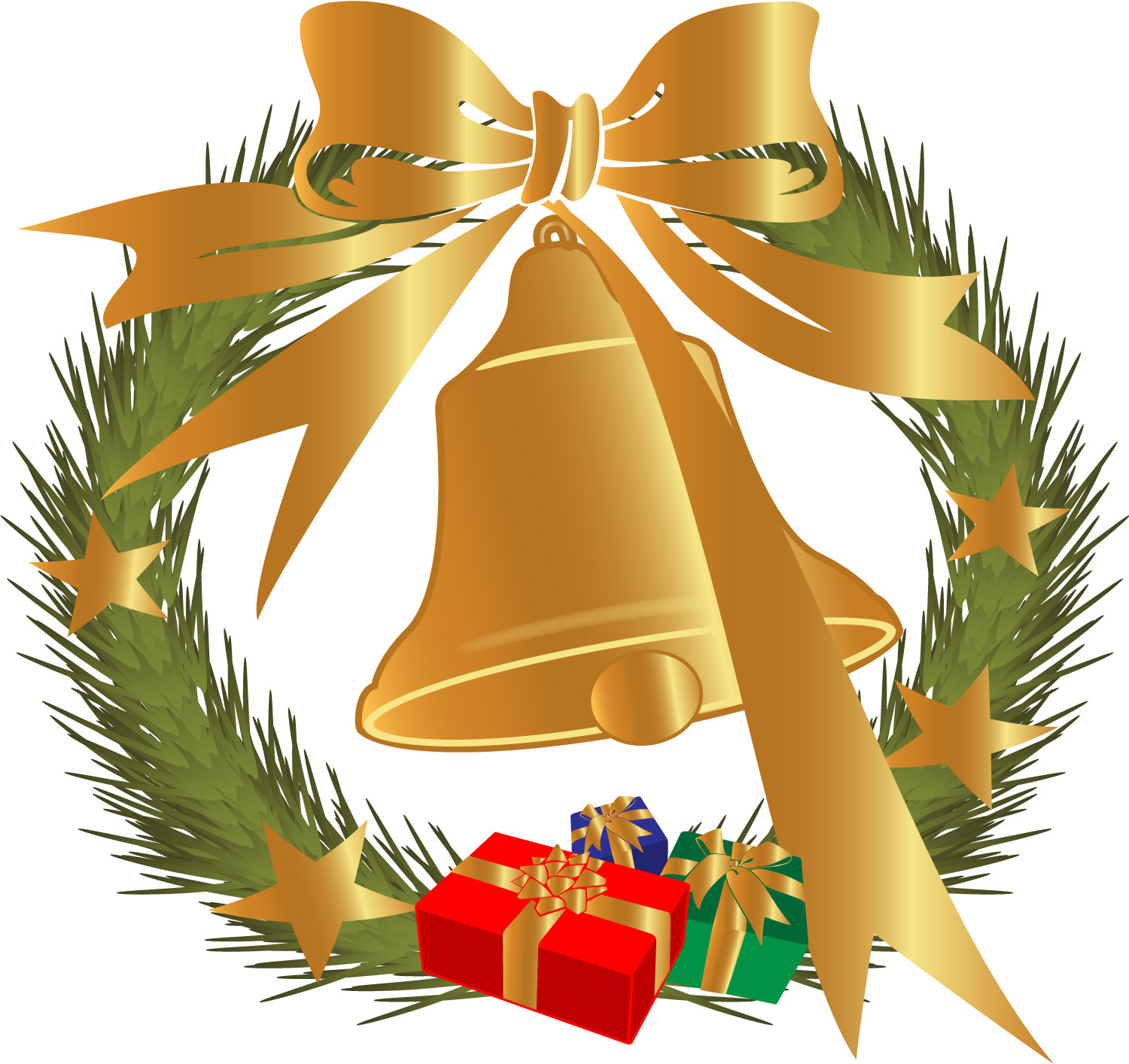 11 Free Christmas Bells Vector Art Images