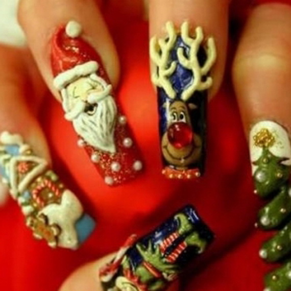 Christmas Nail Art Designs