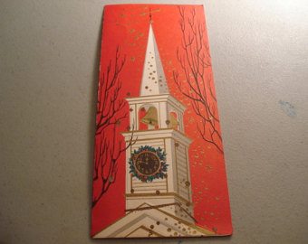 Christmas Steeple Church Bells