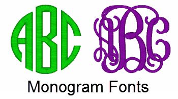 Circle Monogram Font Free Download for Cricut