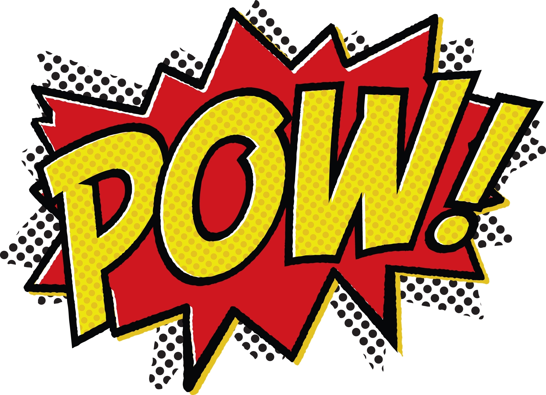 Comic Book Words Pow