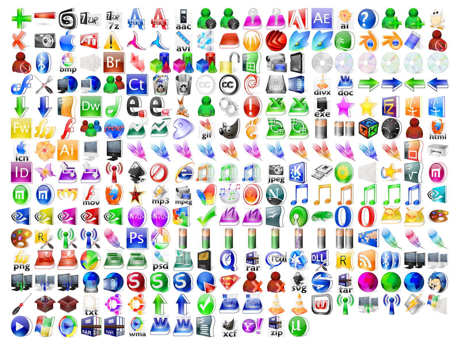 Computer Software Icons