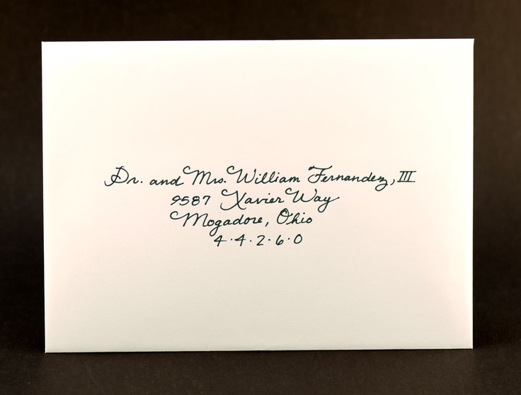 Cursive Font Wedding Invitation