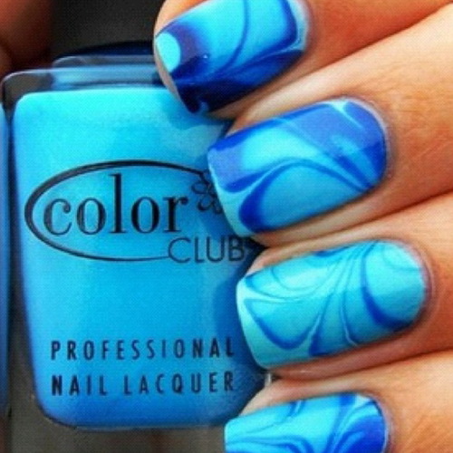 Cute Blue Nail Designs Tumblr