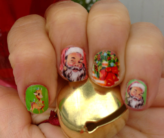 Cute Christmas Nail Design Ideas