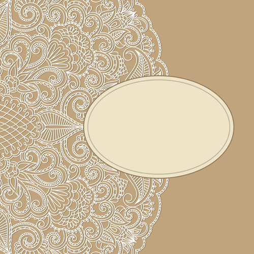 Download Free Vintage Vector Lace Background