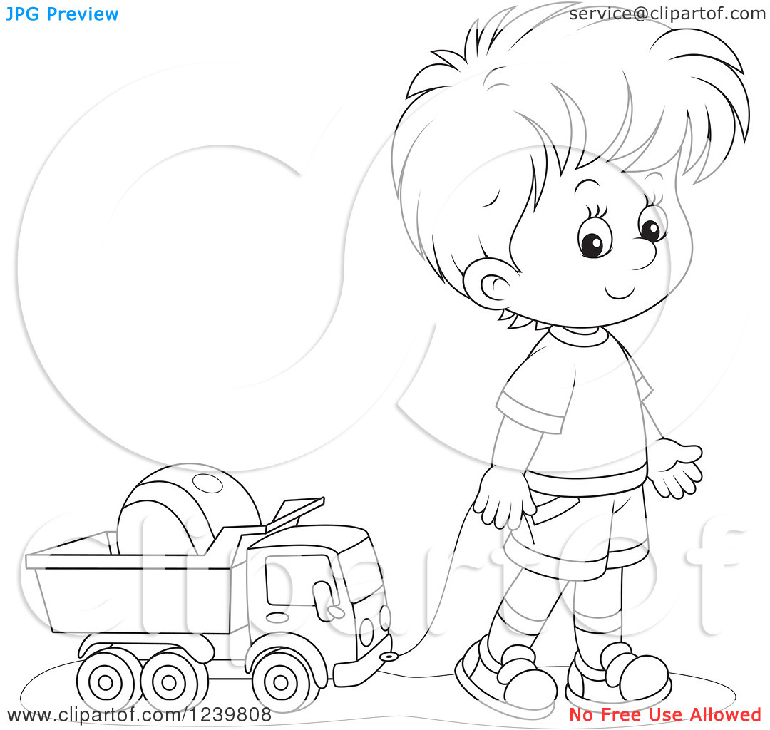 Dump Truck Clip Art Black and White