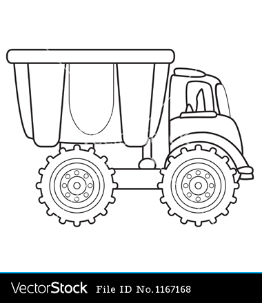 Dump Truck Vector Art