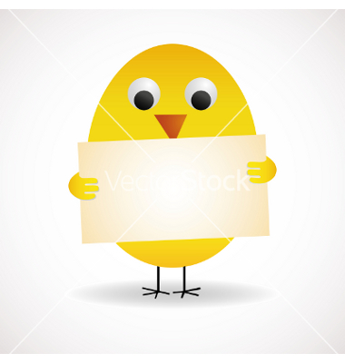 Easter Chick Vector