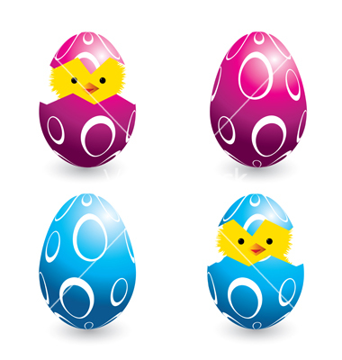 Easter Egg Chick Hatching