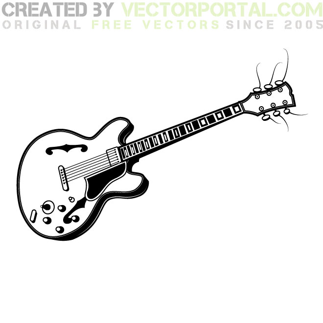 Electric Guitar Vector