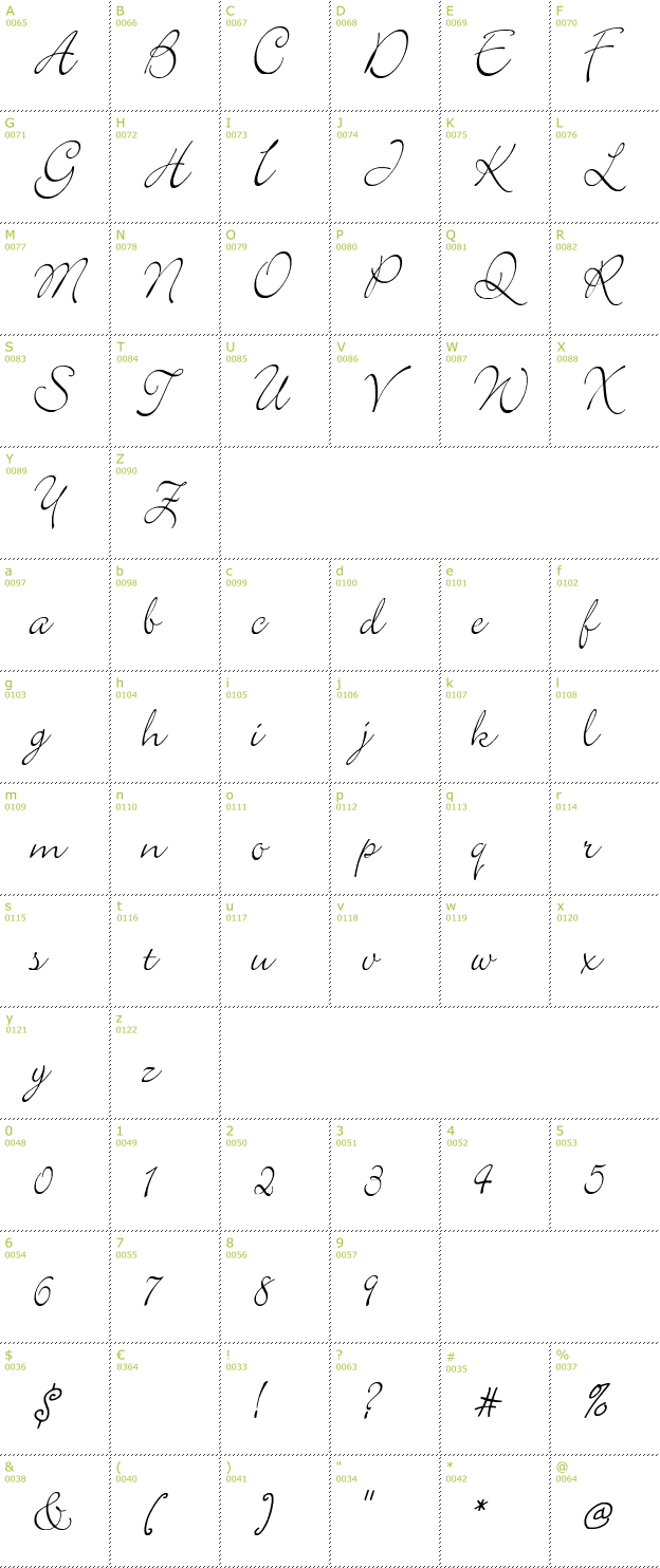 13 M Elegant Font Images