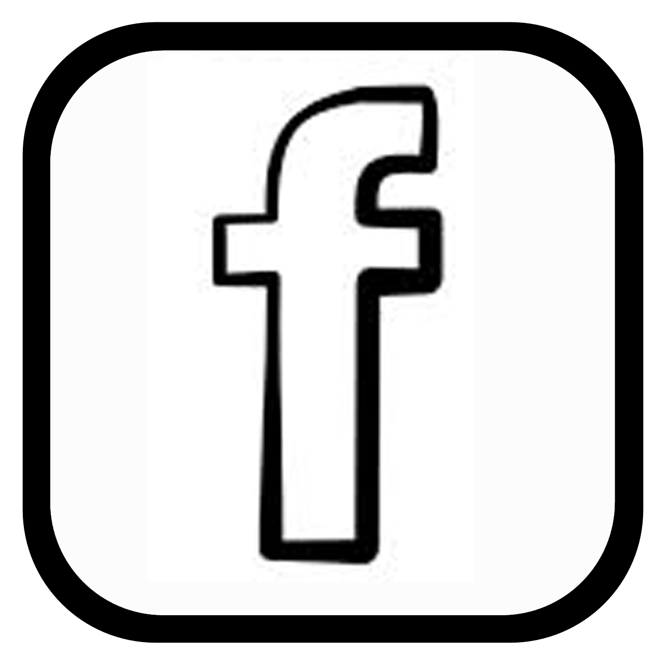 Facebook Icon Black and White Facebook Icon Black and White