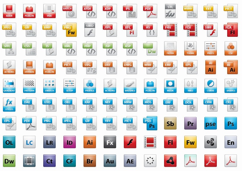 File Format Icon Set Free