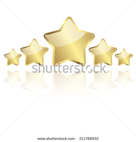 Five Golden Stars in a Row