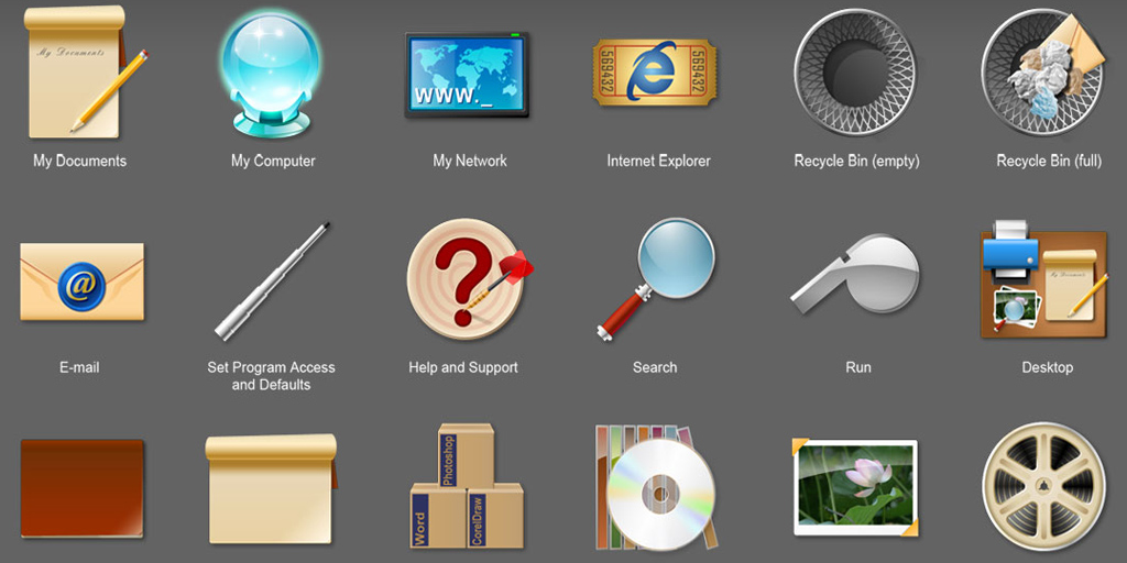 Flat Icon Sets Windows System